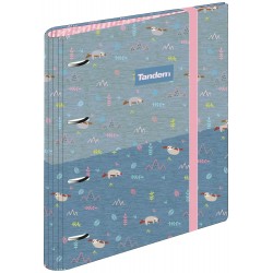 Ring binder with block