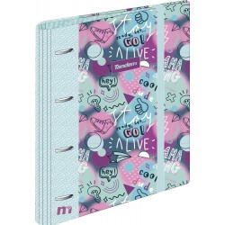 Ring binder with block