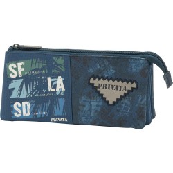 Pencil pouch 3 pockets NEW