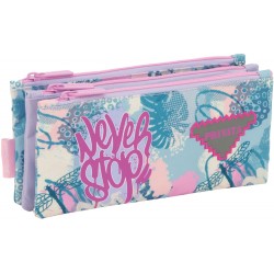 Independent 3 pockets Pencil pouch plus