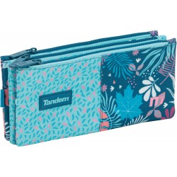 Independent 3 pockets Pencil pouch plus