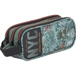 Triple body Pencil pouch