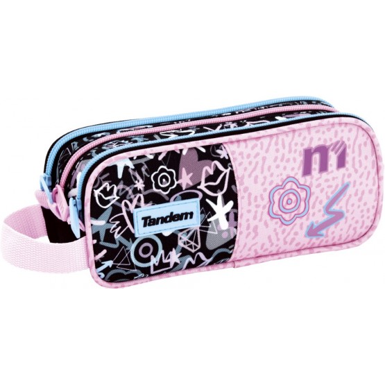 Estuche portatodo triple cuerpo