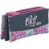 Independent 3 pockets Pencil pouch plus