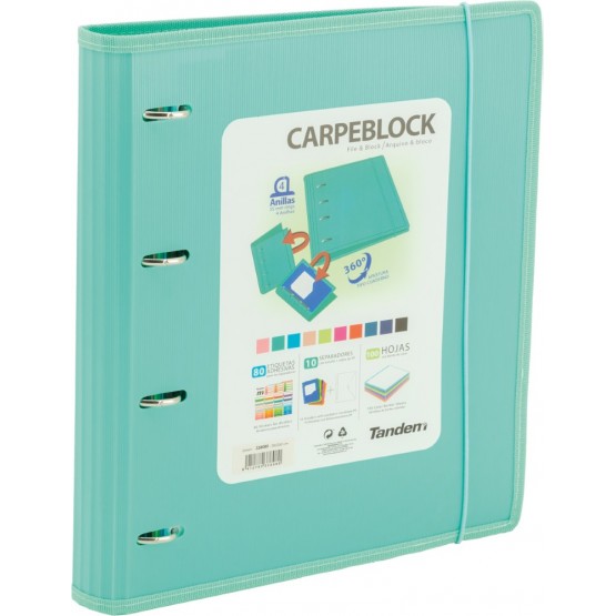 PP Ring binder w/block&binding