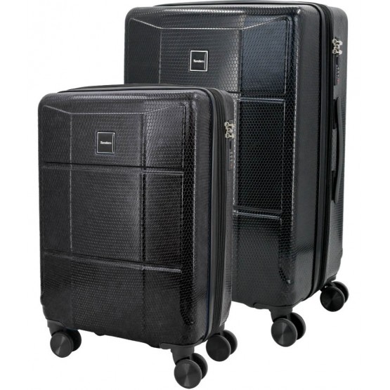 SET 2 Expandable ABS Luggages PALMA (cabin 20 and
