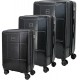 SET 3 Expandable ABS Luggages PALMA (cabin 20, medium and