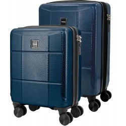 SET 2 Expandable ABS Luggages PALMA (cabin 16 and cabin
