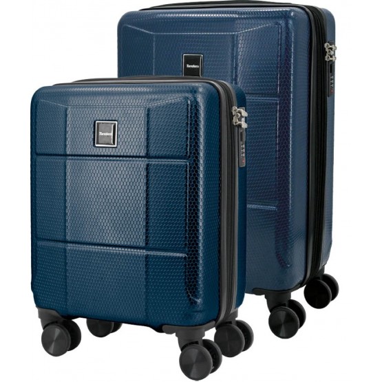 SET 2 Expandable ABS Luggages PALMA (cabin 16 and cabin