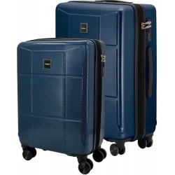 SET 2 Expandable ABS Luggages PALMA (cabin 20 and