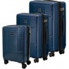 SET 3 Expandable ABS Luggages PALMA (cabin 20, medium and