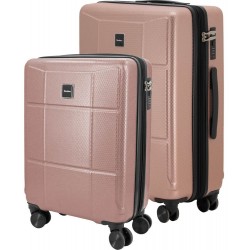 SET 2 Expandable ABS Luggages PALMA (cabin 20 and