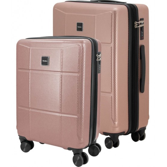 SET 2 Expandable ABS Luggages PALMA (cabin 20 and