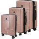 SET 3 Expandable ABS Luggages PALMA (cabin 20, medium and