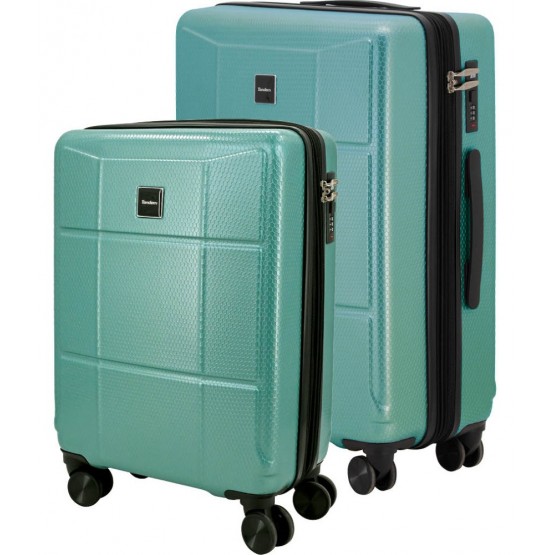 SET 2 Expandable ABS Luggages PALMA (cabin 20 and
