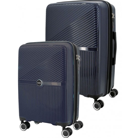 SET 2 Expandable PP Luggages TEIDE (cabin and medium)