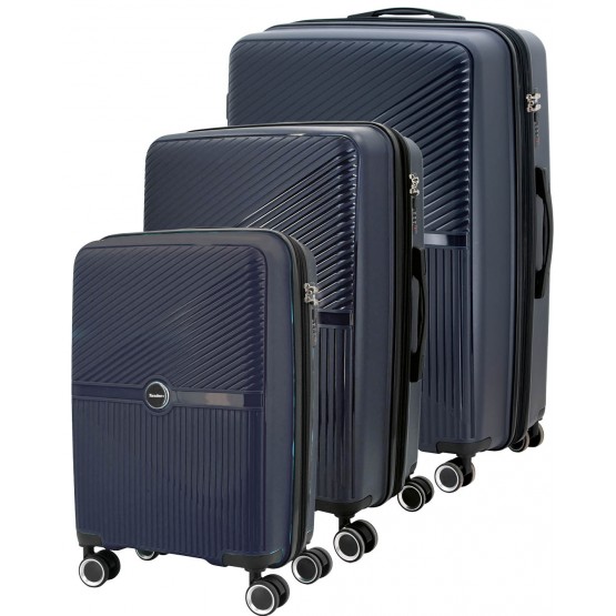 SET 3 Expandable PP Luggages TEIDE (cabin,medium and large)
