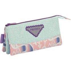Pencil pouch 3 pockets new PLUS