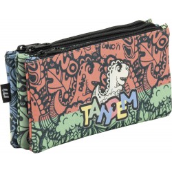 Independent 3 pockets pencil pouch