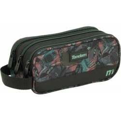 Estuche portatodo triple cuerpo
