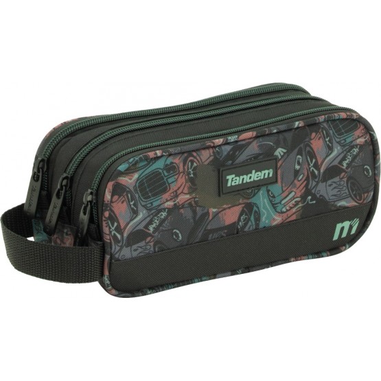 Estuche portatodo triple cuerpo