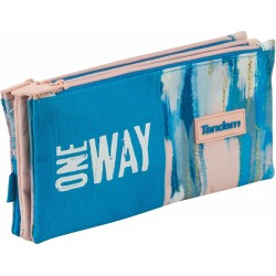 Independent 3 pockets Pencil pouch plus