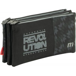 Independent 3 pockets Pencil pouch plus