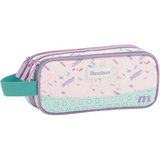 Estuche portatodo triple cuerpo