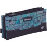 Independent 3 pockets Pencil pouch plus