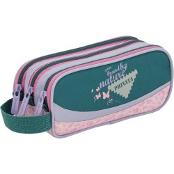 Estuche portatodo triple cuerpo