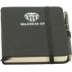 LIBRETA NEGRA VCF A5 CON BOLÍGRAFO METAL PAPEL LISO