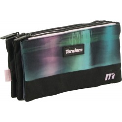 Independent 3 pockets Pencil pouch plus