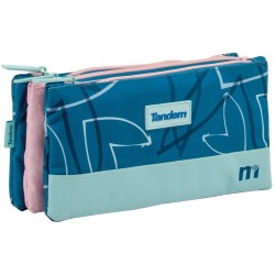Independent 3 pockets Pencil pouch plus