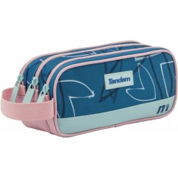 Estuche portatodo triple cuerpo