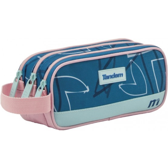 Estuche portatodo triple cuerpo