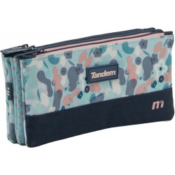 Independent 3 pockets Pencil pouch plus