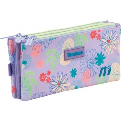 Independent 3 pockets Pencil pouch plus