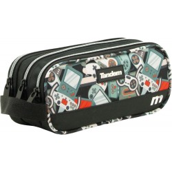 Estuche portatodo triple cuerpo