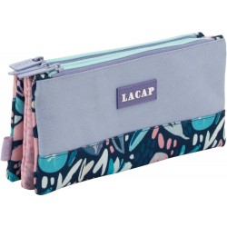 Independent 3 pockets Pencil pouch plus