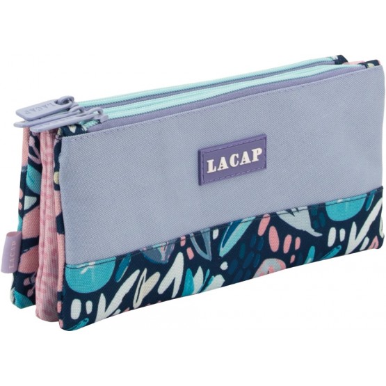 Independent 3 pockets Pencil pouch plus