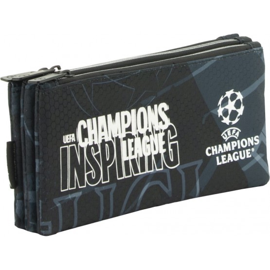 Independent 3 pockets Pencil pouch plus