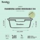 FIAMBRERA ACERO INOX. 600 ML S