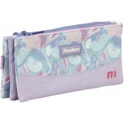 Independent 3 pockets Pencil pouch plus