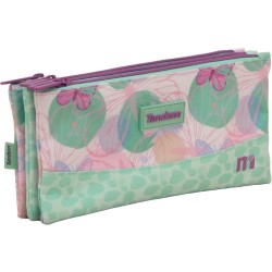 Independent 3 pockets Pencil pouch plus
