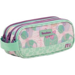 Estuche portatodo triple cuerpo