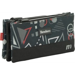 Independent 3 pockets Pencil pouch plus