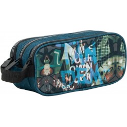Estuche portatodo triple cuerpo