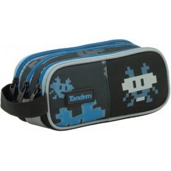 Estuche portatodo triple cuerpo