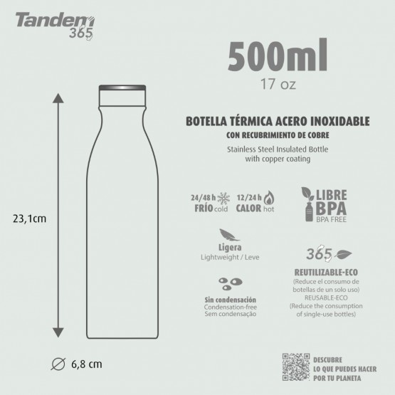 BOTELLA TÉRMICA 500ML